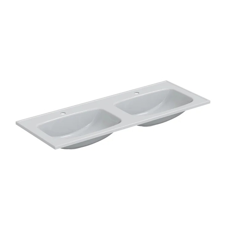 СанТа Венера 120 накладная глянцевая белая Мебельная раковина 45,5x120,3x19 см, Россия - фото 1 СанТа Венера 120 накладная глянцевая белая Мебельная раковина 45,5x120,3x19 см, Россия - фото 1