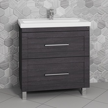 СанТа Венера 221018 Напольная Дуб шале графит 80 Тумба для раковины 43,5x77x80 см, Россия - фото 1 - фото 1