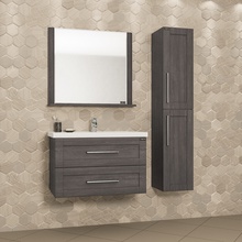 СанТа Венера 221014 80 Дуб шале графит Тумба для раковины 44x78x52 см, Россия - фото 1 - фото 3