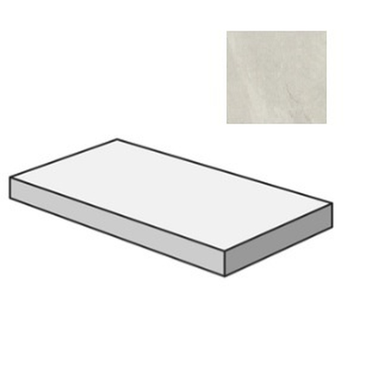 Sant Agostino Bergstone CSAGSBPE12 Gradone Angolare Sx Pearl Угловая ступень 33x120 см, Италия, под камень - фото 1 Sant Agostino Bergstone CSAGSBPE12 Gradone Angolare Sx Pearl Угловая ступень 33x120 см, Италия, под камень - фото 1