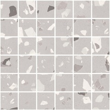 Sant Agostino Deconcrete CSAMDMPE30 Mosaico Medium Pearl Мозаика 30x30 см, Италия, терраццо - фото 1 - фото 1