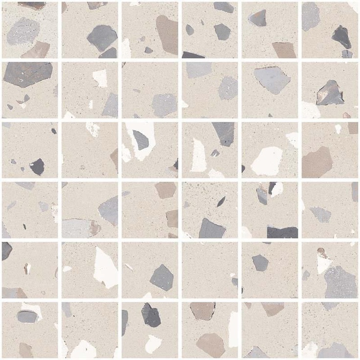 Sant Agostino Deconcrete CSAMDMSA30 Mosaico Medium Sand Мозаика 30x30 см, Италия, терраццо - фото 1