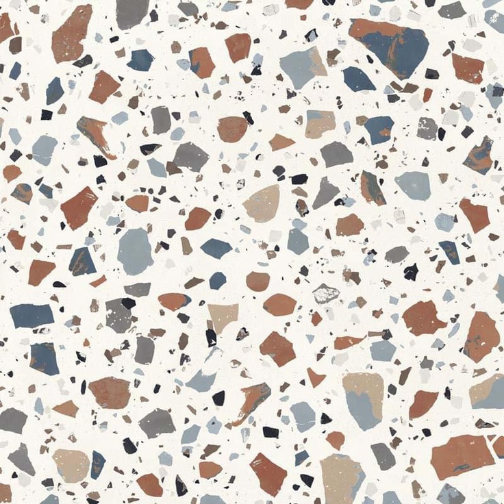 Sant Agostino Deconcrete CSADXDWH90 Maxi Deco White Керамогранит 90x90 см, Италия, терраццо - фото 1