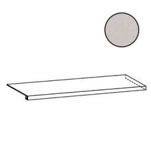 Sant Agostino Deconcrete CSAGDDIP12 Ang Gradone De Micro Dx Pearl Угловая ступень 33x120 см, Италия, терраццо - фото 1 - фото 1