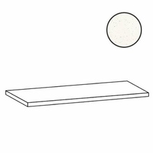 Sant Agostino Deconcrete CSAGSDIW12 Ang Gradone De Micro Sx White Угловая ступень 33x120 см, Италия, терраццо - фото 1 - фото 1