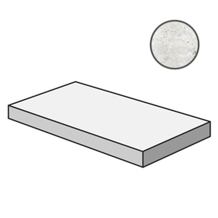 Sant Agostino Form CSAGASFL12 Sx Light Ступень 33x120 см, Италия, под бетон  - фото 1