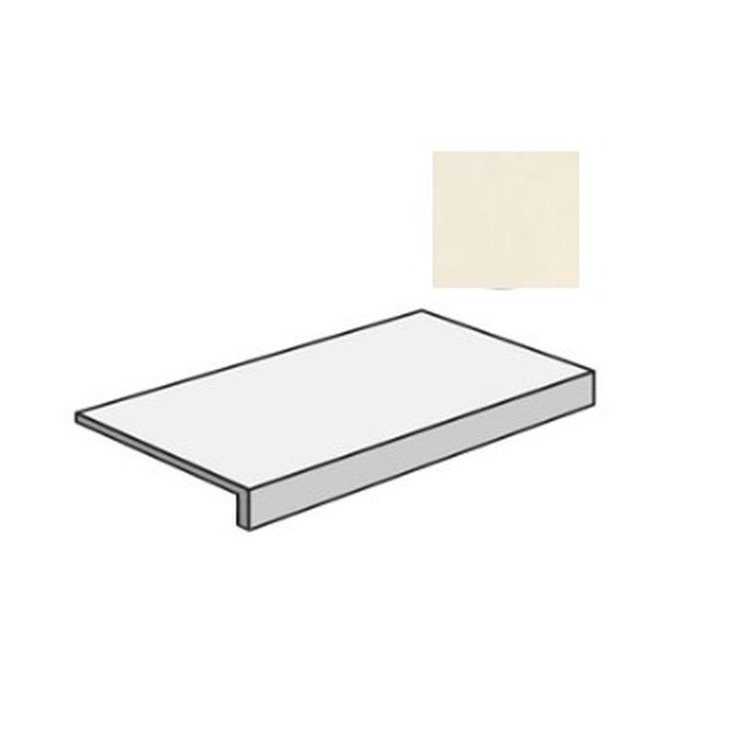 Sant Agostino Insideart Color CSAGRILN12 Gradone Light Nat Ступень 33x120 см, Италия, под камень  - фото 1