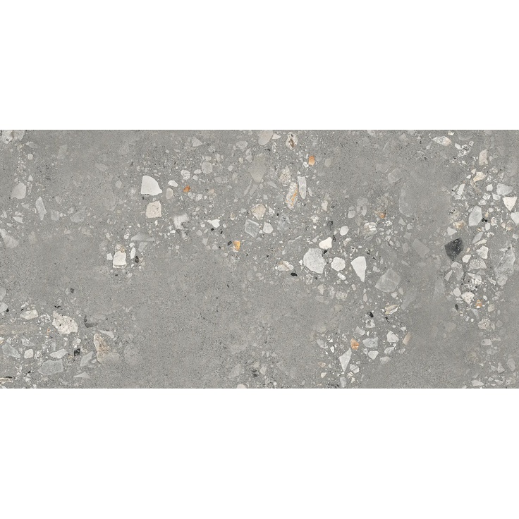 Sant Agostino Logico CSACOSG612 Cosmo Grey Nat Ret Керамогранит 60x120 см, Италия, терраццо - фото 1