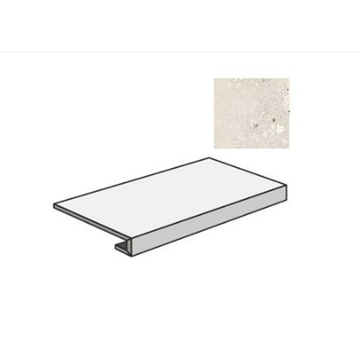 Sant Agostino Logico CSAGCOPR12 Gradone Cosmo Pearl Ступень 33x120 см, Италия, терраццо - фото 1
