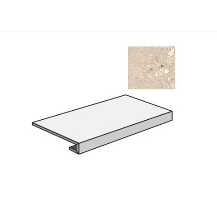 Sant Agostino Logico CSAGCOSA12 Gradone Cosmo Sand Ступень 33x120 см, Италия, терраццо - фото 1