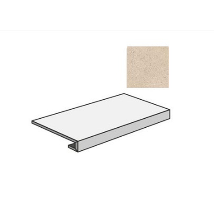 Sant Agostino Logico CSAGRLSA12 Gradone Sand Ступень 33x120 см, Италия, под бетон  - фото 1