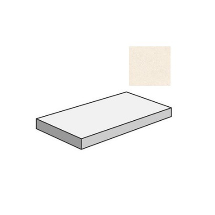 Sant Agostino Logico CSAGDLLI12 Gradone Angolare Dx Light Угловая ступень 33x120 см, Италия, под бетон  - фото 1