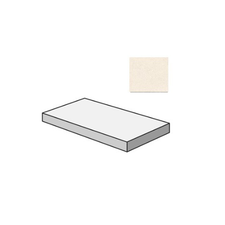 Sant Agostino Logico CSAGSLLI12 Gradone Angolare Sx Light Угловая ступень 33x120 см, Италия, под бетон  - фото 1