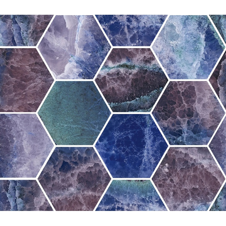 Sant Agostino Star CSAMCOUK34 Maxi Class Onyx Purple Krystal Мозаика 30x34,5 см, Италия, под мозаику - фото 1