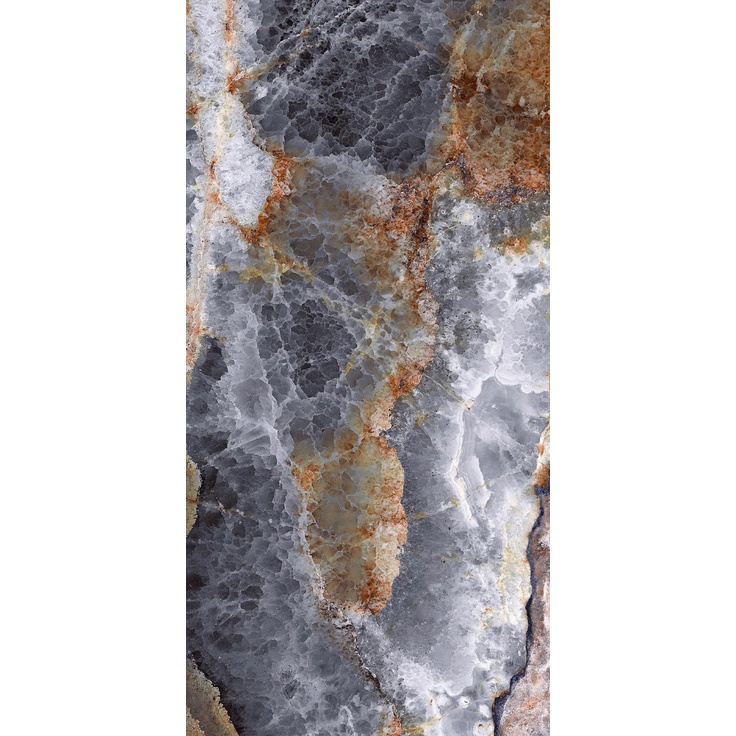 Sant Agostino Star CSASOINK30 Onyx Indigo Krystal Керамогранит 30x60 см, Италия, под мрамор - фото 1