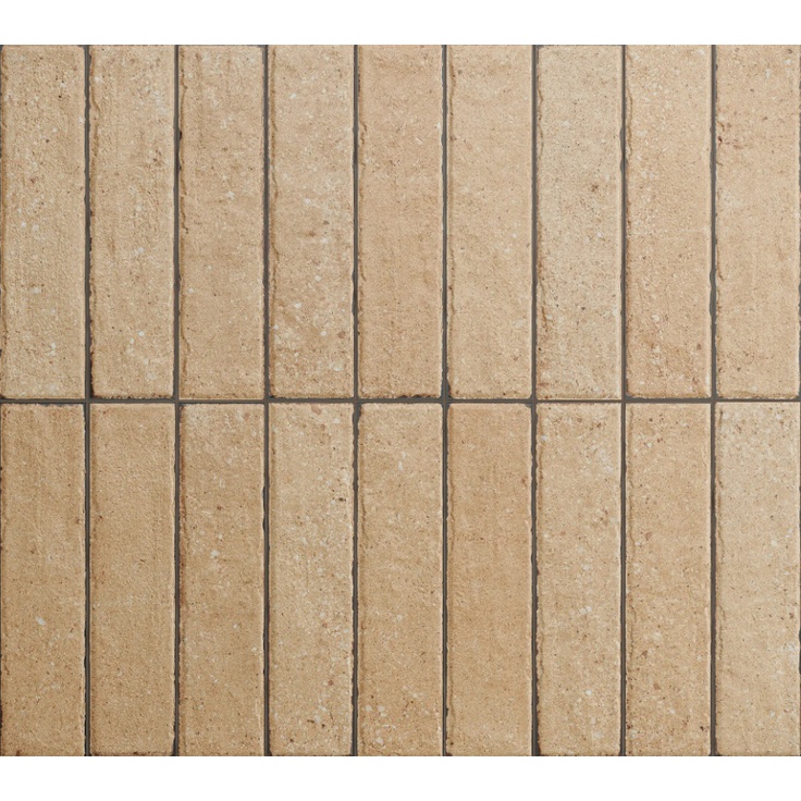 Sant Agostino Tetris CSABLOSM05 Block Sand Mat Керамогранит 5x20 см, Италия, под камень  - фото 1