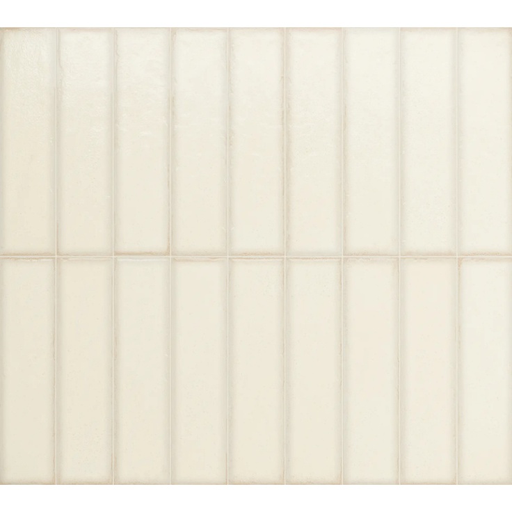 Sant Agostino Tetris CSATETWL05 White Luc Керамогранит 5x20 см, Италия, под камень  - фото 1