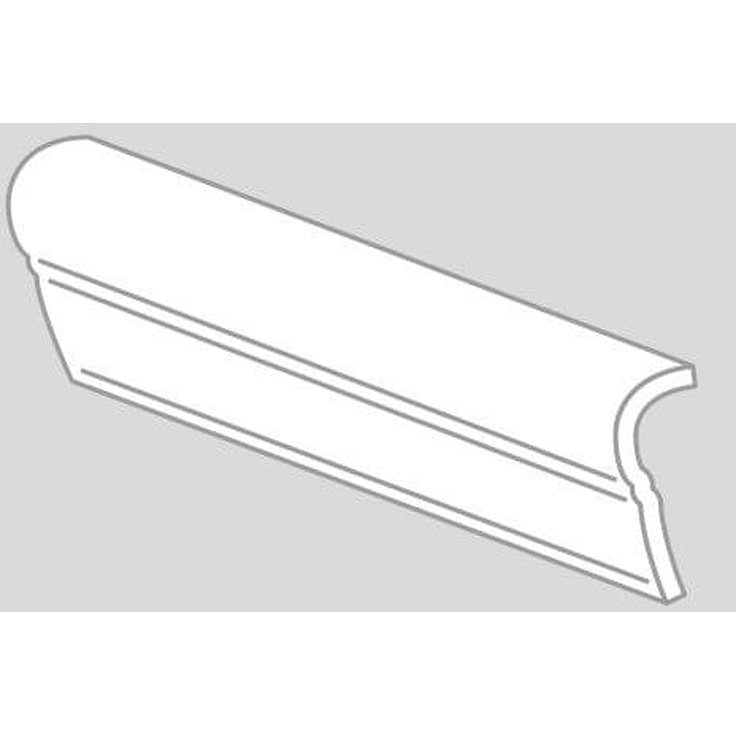 Sant Agostino Themar CSAVCGSA01 V-Cap Grigio Savoia Бордюр 5x25 см, Италия - фото 1