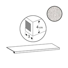 Sant Agostino Unionstone CSAGDUWT12 Gradone Duke White Ступень 33x120 см, Италия, под камень  - фото 1 - фото 1