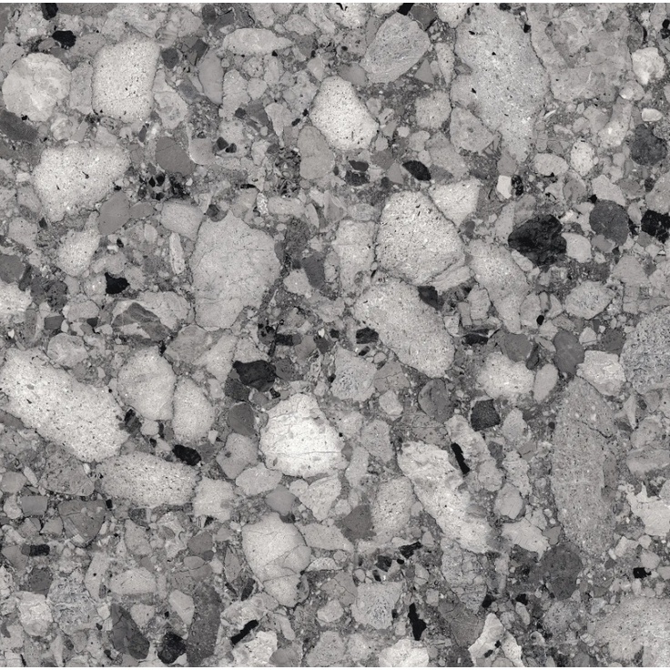 Sant Agostino Venistone CSAVEDAK89 Dark Kry Керамогранит 89x89 см, Италия, терраццо - фото 1