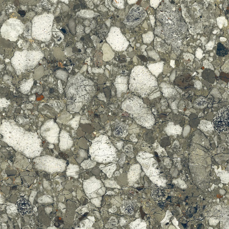 Sant Agostino Venistone CSAVEEMK89 Emerald Kry Керамогранит 89x89 см, Италия, терраццо - фото 1