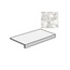 Sant Agostino Venistone CSAGVEPE12 Gradone Pearl Ступень 33x120 см, Италия, терраццо - фото 1