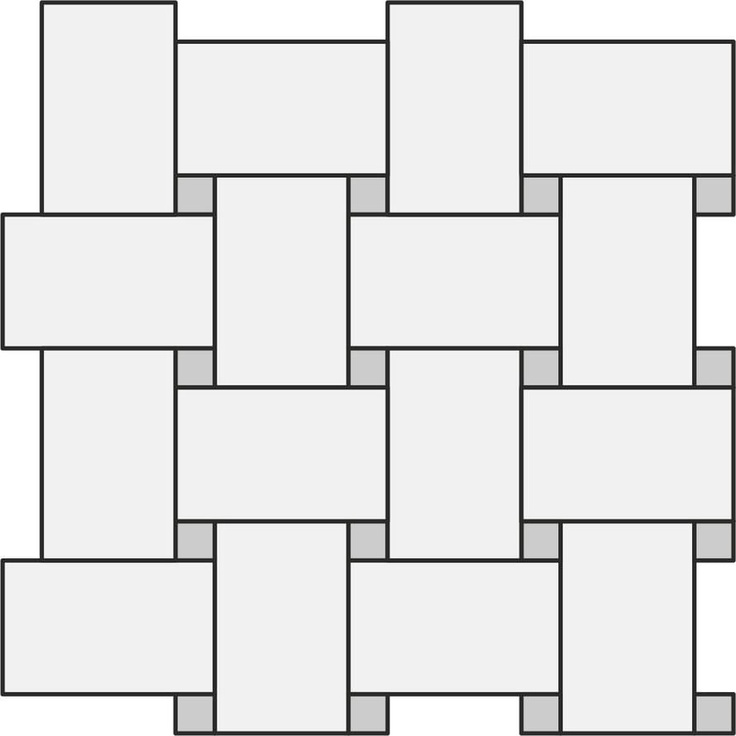 Sant Agostino Akoya CSAMRAIK30 Maxi Rete Ivory Kry Мозаика 30x30 см, Италия - фото 1