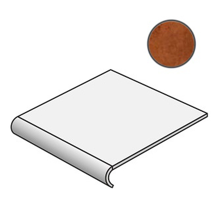 Sant Agostino I Chiostri CSATSCHC01 Cotto Ступень 30x30 см, Италия, под камень  - фото 1