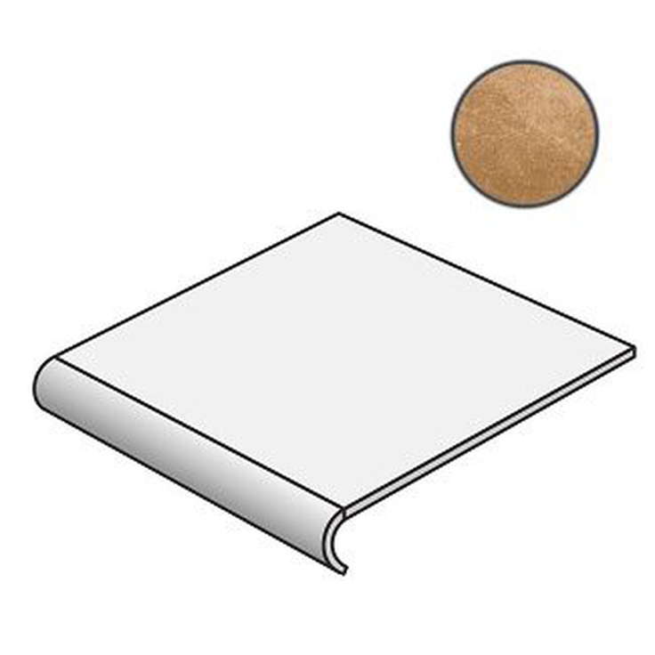 Sant Agostino I Chiostri CSATSCHT01 Tabacco Ступень 30x30 см, Италия, под камень  - фото 1