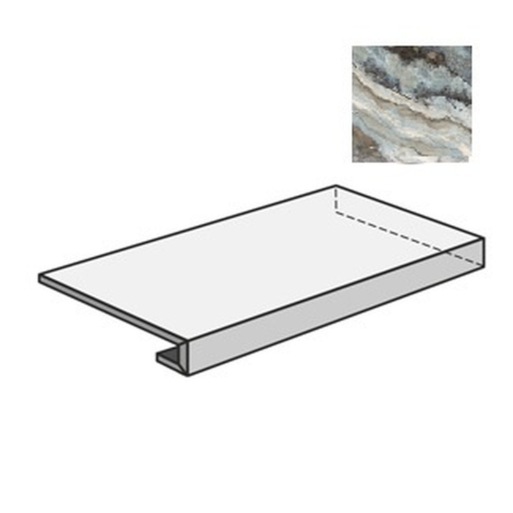 Sant Agostino Mystic CSAGADMC12 DX Nat Ocean Ступень 33x120 см, Италия, под мрамор - фото 1 Sant Agostino Mystic CSAGADMC12 DX Nat Ocean Ступень 33x120 см, Италия, под мрамор - фото 1