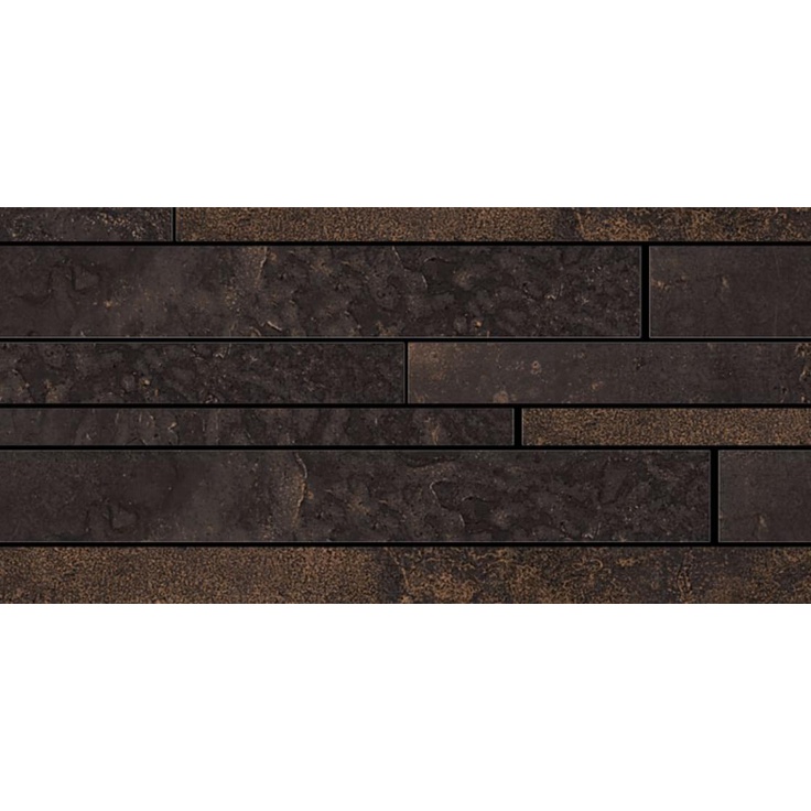 Sant Agostino Oxidart CSAMUOBL45 Muretto Black Декор 22,5x45 см, Италия - фото 1