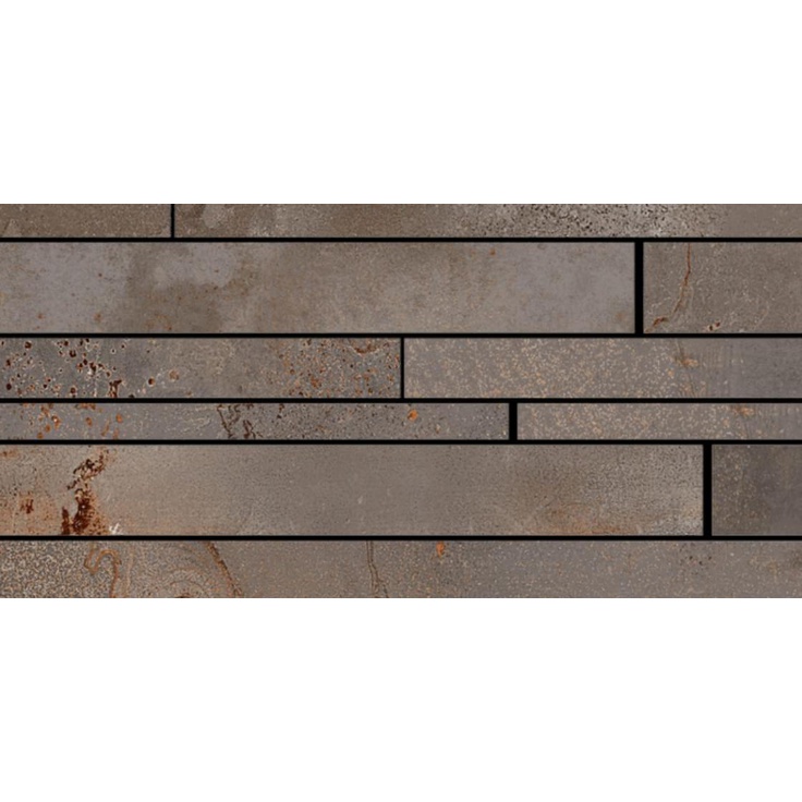 Sant Agostino Oxidart CSAMUOIR45 Muretto Iron Декор 22,5x45 см, Италия - фото 1