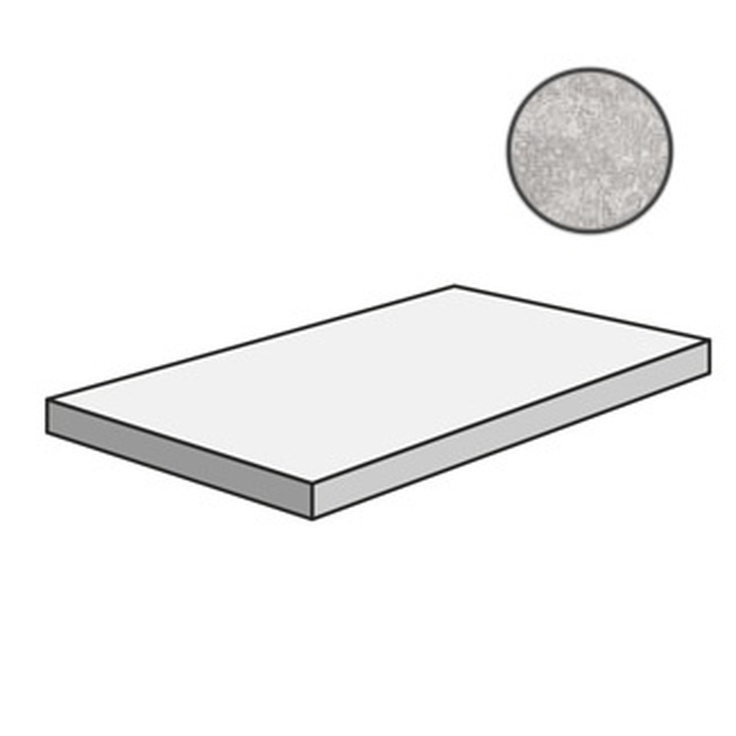 Sant Agostino Oxidart CSAGASOS12 Ang Gradone 120 Sx Silver Ступень 33x120 см, Италия, под металл - фото 1