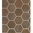 Sant Agostino Oxidart CSAHOXCO26 Hexagon Copper Керамогранит 26x30 см, Италия, под металл - фото 1