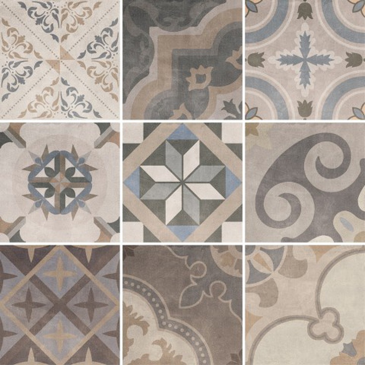 Sant Agostino Patchwork Classic CSAPCLMX20 Mix Керамогранит 20x20 см, Италия, под бетон  - фото 1