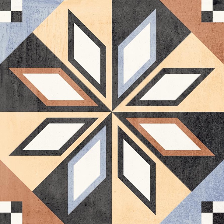 Sant Agostino Patchwork Colors CSAPCO0120 1 Декор 20x20 см, Италия - фото 1