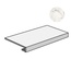 Sant Agostino Pure Marble CSAGRSWH12 Gradone 120 Spider White Ступень 33x120 см, Италия, под мрамор - фото 1