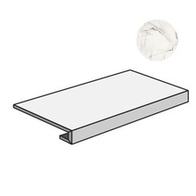 Sant Agostino Pure Marble CSAGRSWH12 Gradone 120 Spider White Ступень 33x120 см, Италия, под мрамор - фото 1 - фото 1