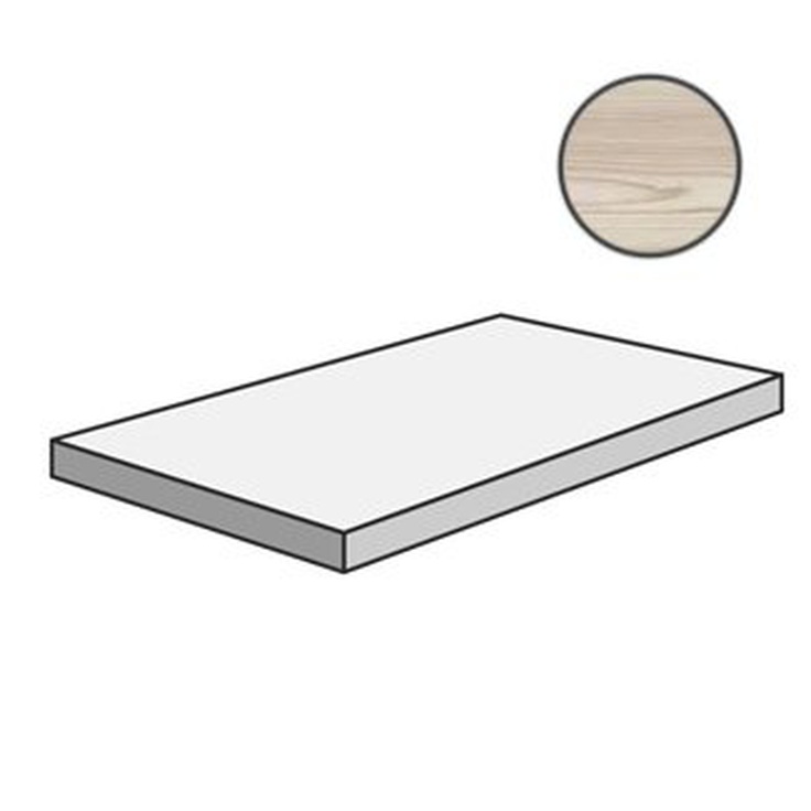 Sant Agostino Shadebox CSAGSSDS12 Gradone Angolo 120 Sx Sand Угловая ступень 33x120 см, Италия, под дерево - фото 1