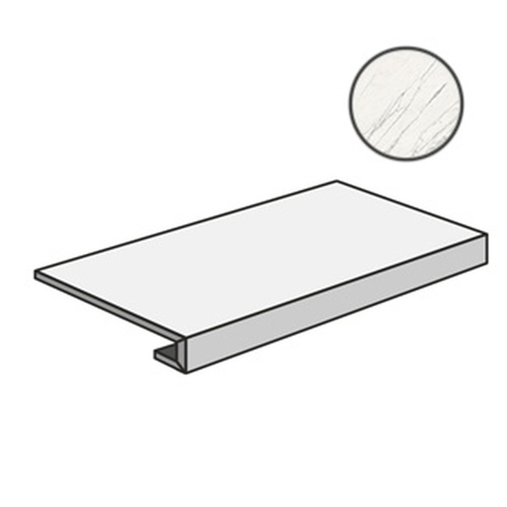 Sant Agostino Trumarmi CSAGTMVE12 Gradone Venatino Ступень 33x120 см, Италия, под мрамор - фото 1