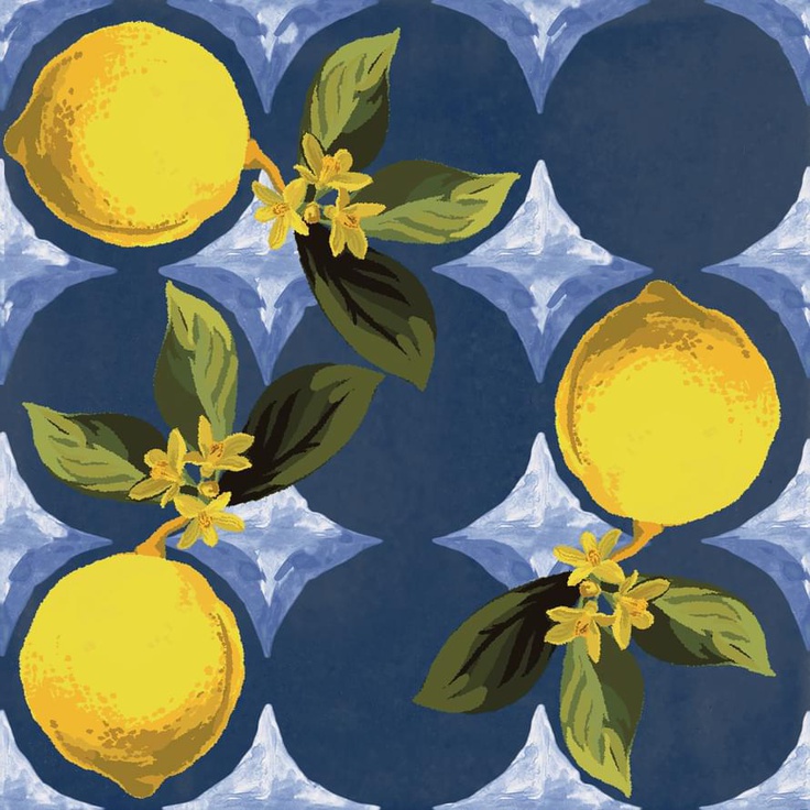 Sant Agostino Vita CSAGBLLU20 Giardino Blu Luc Декор 20x20 см, Италия - фото 1