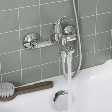 Santek Нико WH5A10005C001 Для ванны с душем Хром Смеситель для ванны, Россия - фото 1 - фото 3