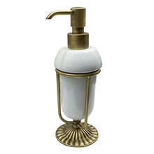 Sbordoni Sabina SA202BT Белый/Бронза Дозатор для жидкого мыла Италия - фото 1 - фото 1