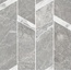 Sichenia Mus Eum 185373 Amazing Grey Chevron Modulo Lux Мозаика 29,5x29,5 см, Италия, под мозаику - фото 1