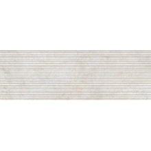 Sichenia Pave Wall 30.90 192811 Bianco Ribbed Керамогранит 30x90 см, Италия, под камень  - фото 1 - фото 1