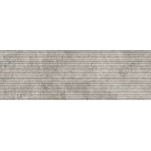 Sichenia Pave Wall 30.90 192813 Grigio Ribbed Керамогранит 30x90 см, Италия, под камень  - фото 1 - фото 1