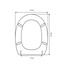 Simas Arcade LA008noce/cr С микролифтом Орех/Хром Крышка-сиденье 40,4x32,7x5 см, Италия - фото 4