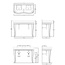 Simas Lante LAM120 bi Консоль для раковины 50,5x112,5x75,5 см, Италия - фото 2