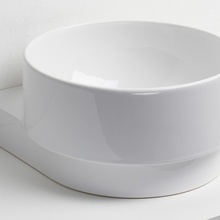 Simas Po-mo Белый 37 Раковина 47x37x19 см, Италия - фото 1 - фото 2