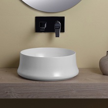 Simas Sharp SH02bi*0 Накладная  Белая 42 Раковина 42x42x16 см, Италия - фото 1 - фото 3